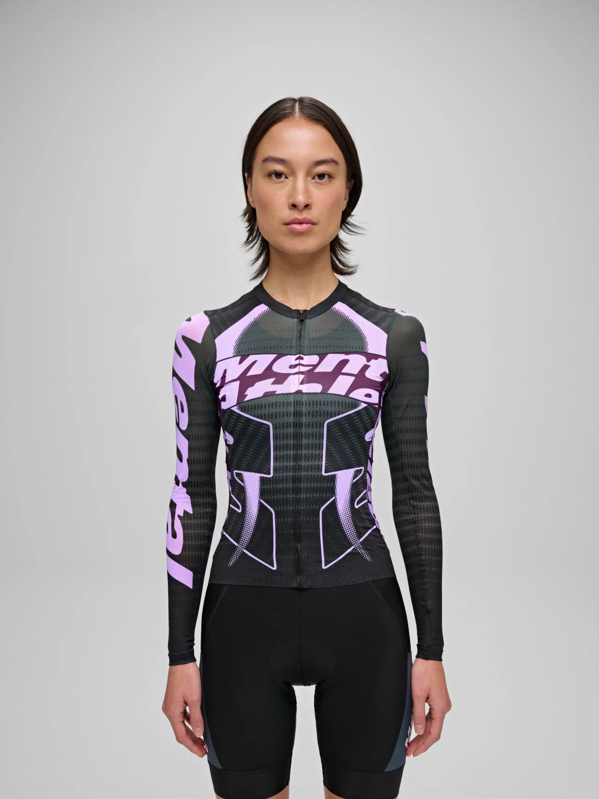 MAAP WOMEN PRO AIR LONG SLEEVE JERSEY 3.0 - BLACK/VIOLET