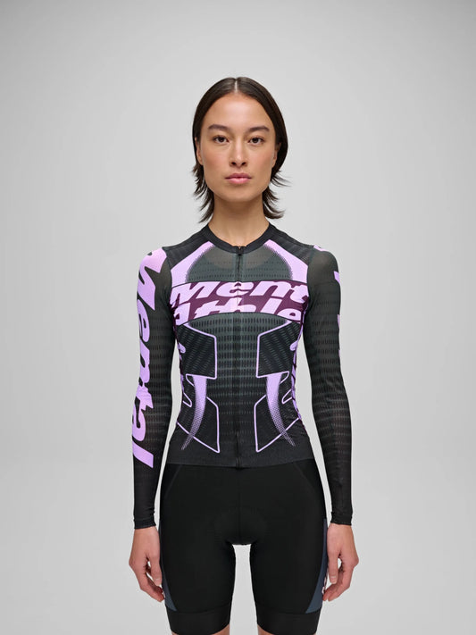 MAAP WOMEN PRO AIR LONG SLEEVE JERSEY 3.0 - BLACK/VIOLET