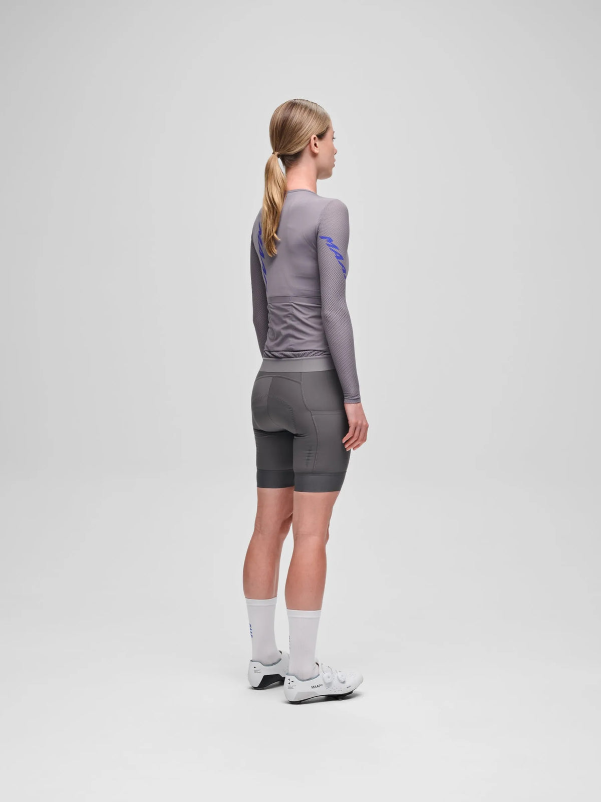 MAAP WOMEN PRO EMERGE LONG SLEEVE JERSEY - ANTHRACITE