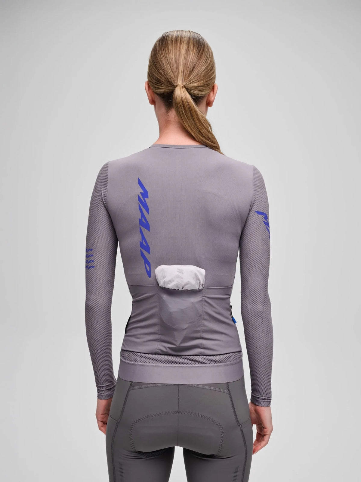 MAAP WOMEN PRO EMERGE LONG SLEEVE JERSEY - ANTHRACITE