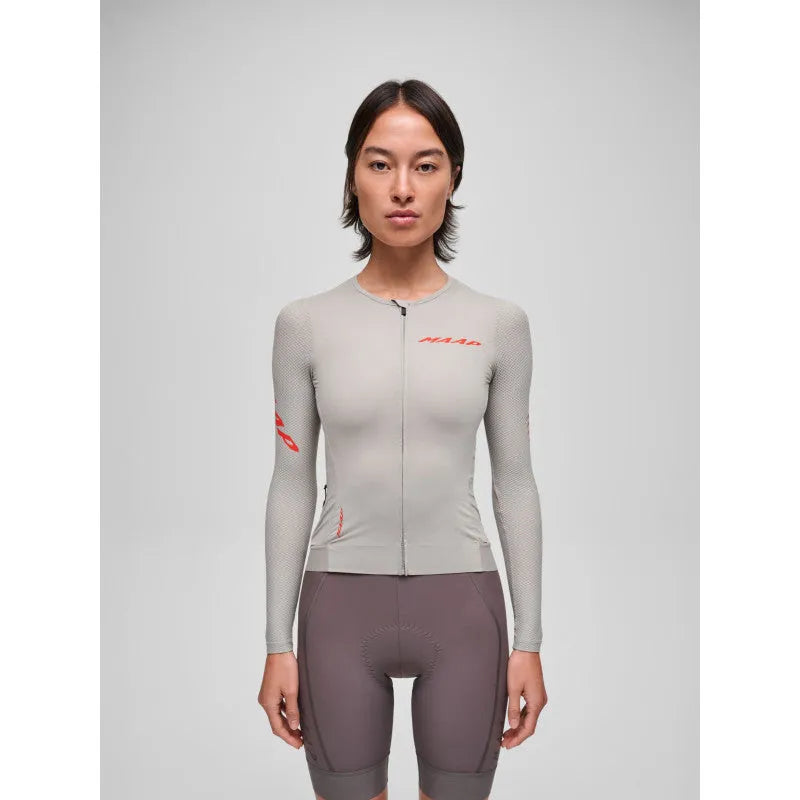 MAAP WOMEN PRO EMERGE LONG SLEEVE JERSEY - CRATER