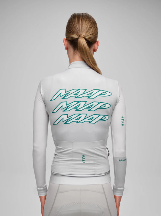 MAAP WOMEN PULSE THERMAL LONG SLEEVE JERSEY - FLINT