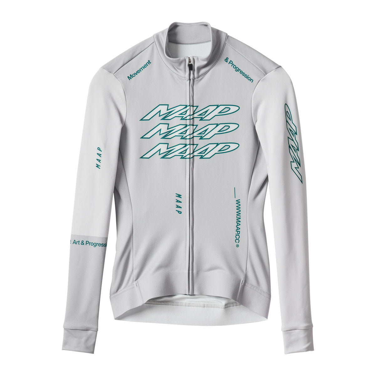 MAAP WOMEN PULSE THERMAL LONG SLEEVE JERSEY - FLINT
