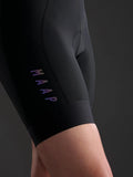 MAAP WOMEN SHORT TEAM BIB EVO - BLACK/BLACK