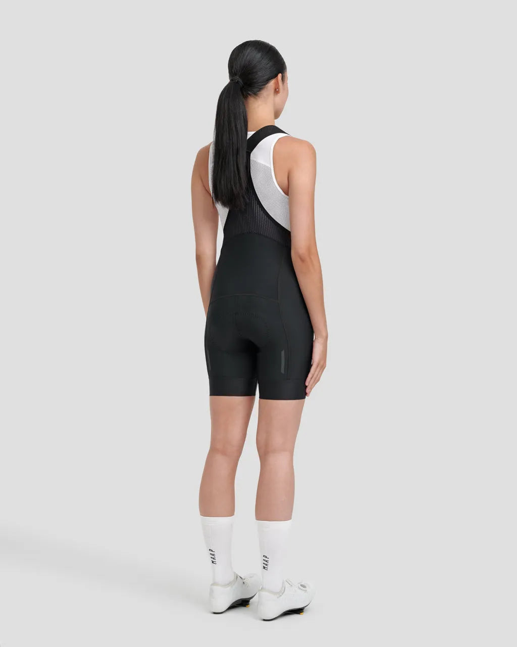 MAAP WOMEN SHORT TEAM BIB EVO - BLACK/BLACK