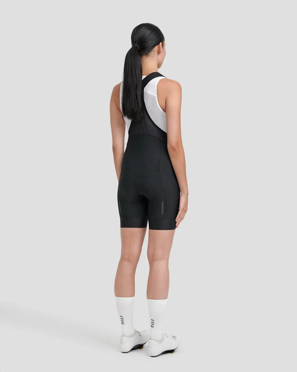 MAAP WOMEN SHORT TEAM BIB EVO - BLACK/BLACK