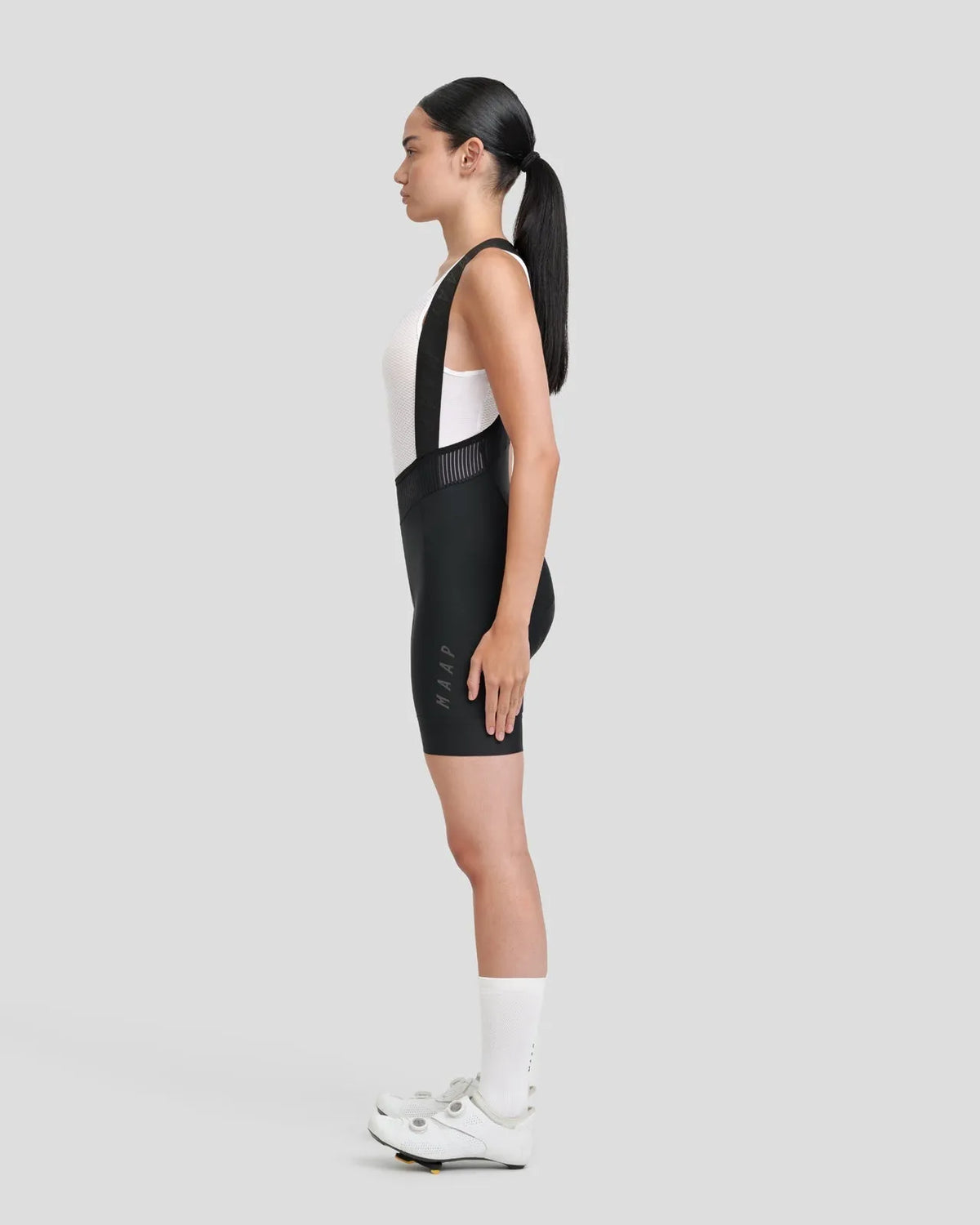 MAAP WOMEN SHORT TEAM BIB EVO - BLACK/BLACK