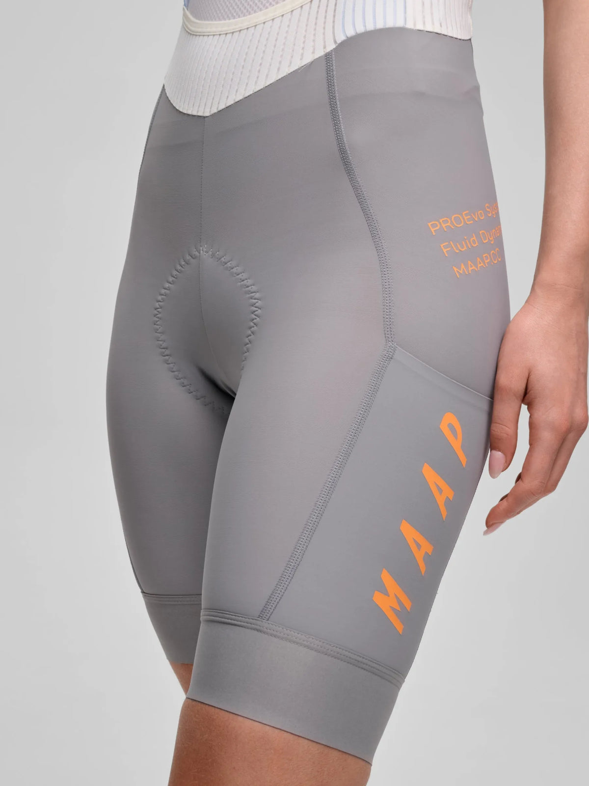 MAAP WOMEN STRATA TEAM BIB EVO CARGO - TITANIUM