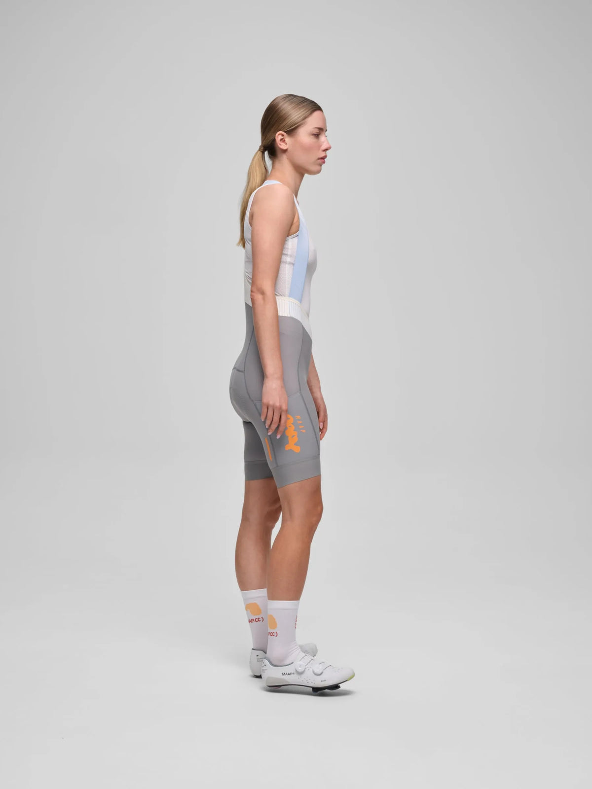 MAAP WOMEN STRATA TEAM BIB EVO CARGO - TITANIUM