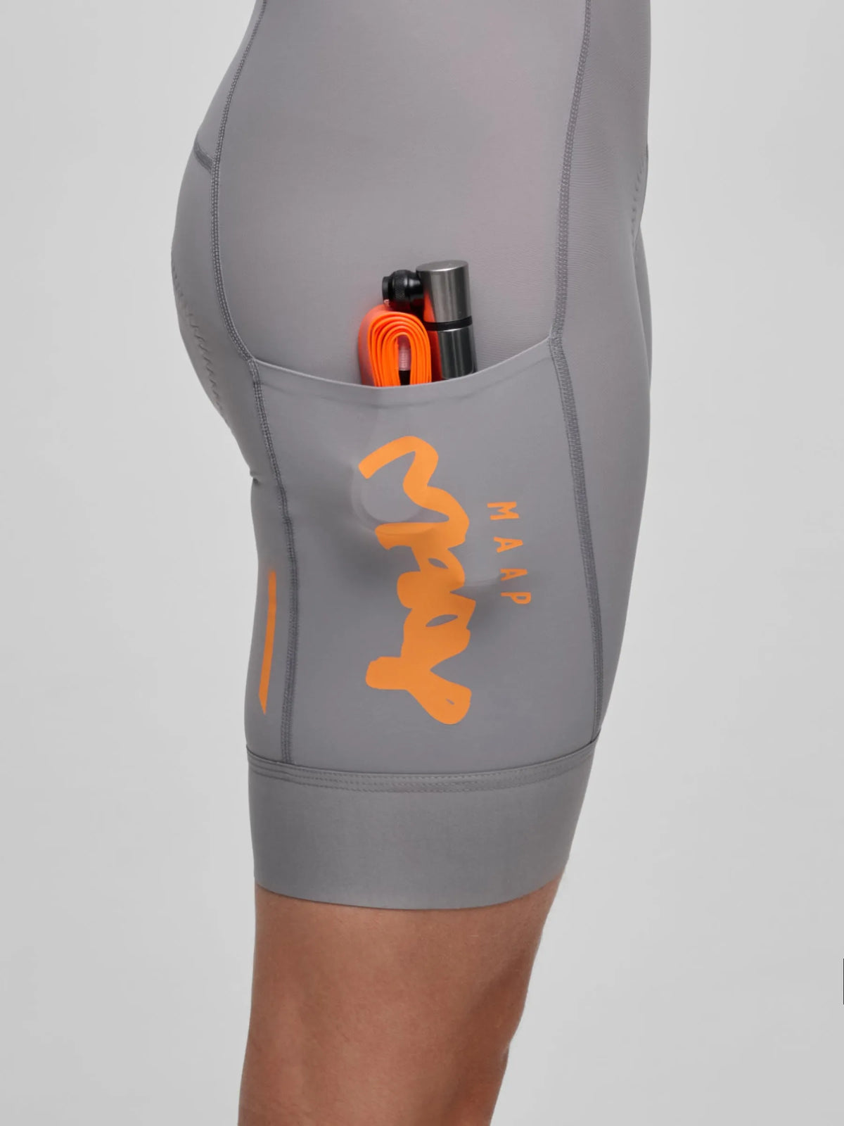 MAAP WOMEN STRATA TEAM BIB EVO CARGO - TITANIUM