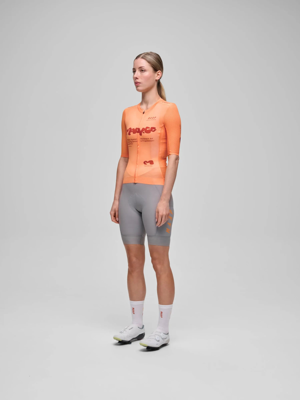 MAAP WOMEN STRATA TEAM BIB EVO CARGO - TITANIUM