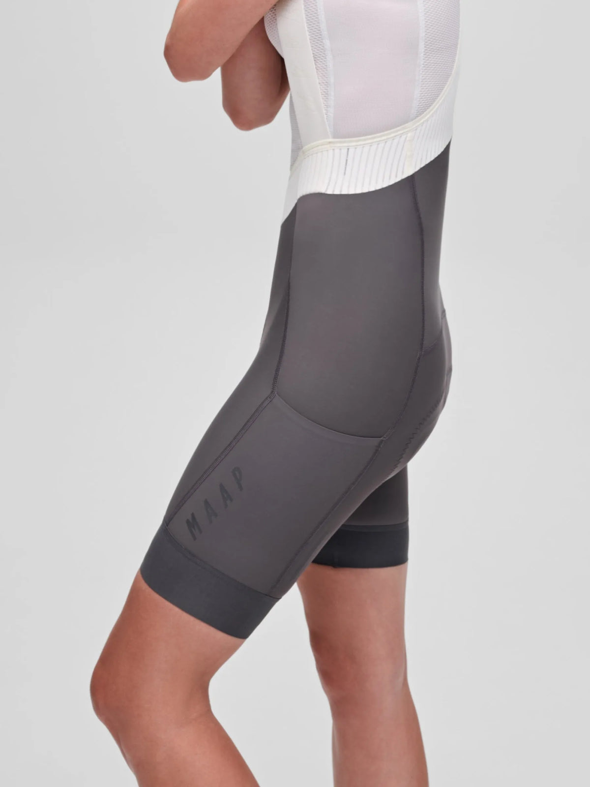 MAAP WOMEN TEAM BIB EVO CARGO - CHARCOAL PLUM