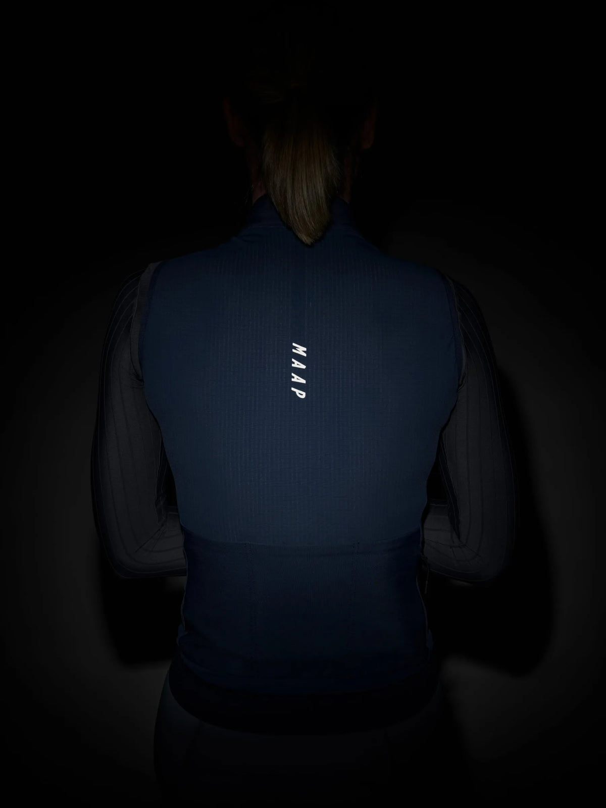 MAAP WOMEN TEAM THERMAL VEST - CARBON BLUE