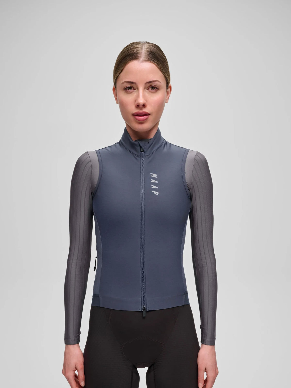 MAAP WOMEN TEAM THERMAL VEST - CARBON BLUE