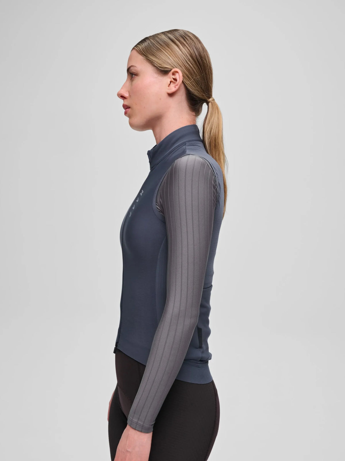 MAAP WOMEN TEAM THERMAL VEST - CARBON BLUE