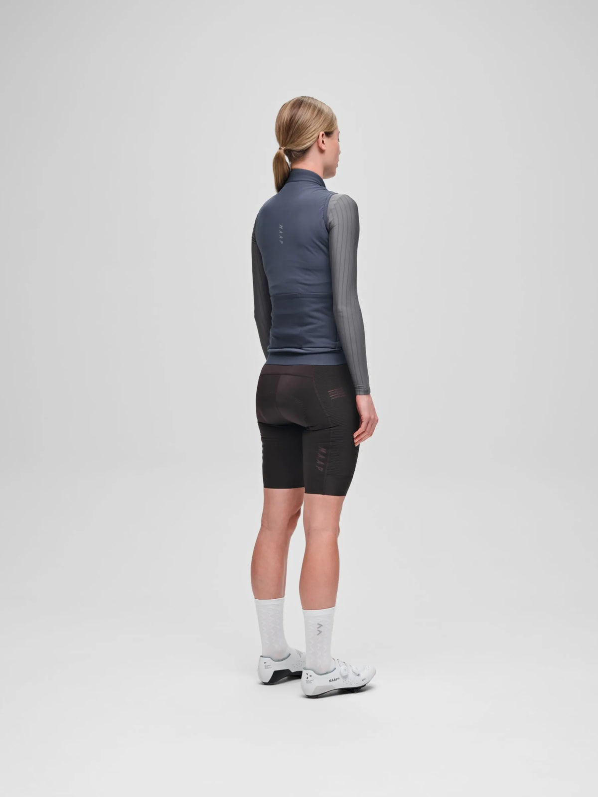 MAAP WOMEN TEAM THERMAL VEST - CARBON BLUE