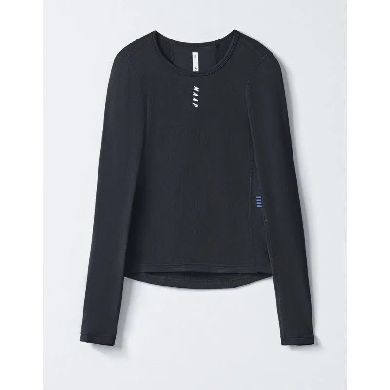 MAAP WOMEN THERMAL BASE LAYER LONG SLEEVE TEE - BLACK
