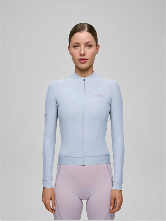 MAAP WOMEN TRAINING THERMAL LONG SLEEVE JERSEY 2.0 - BLUE FINCH