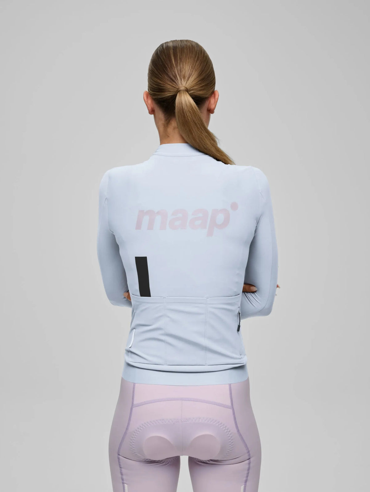 MAAP WOMEN TRAINING THERMAL LONG SLEEVE JERSEY 2.0 - BLUE FINCH