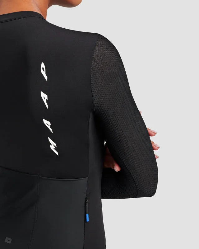 MAAP Women Evade Pro Base LS Jersey 2.0 - Black