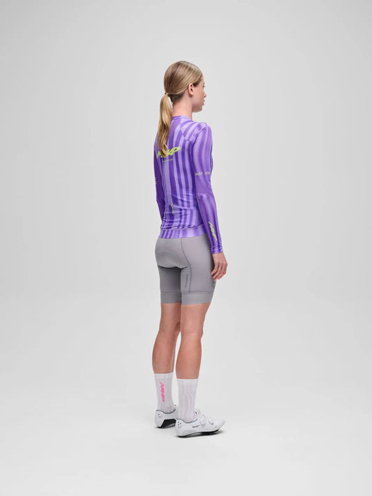 MAAP Women Pro Air LS Jersey 3.0 - Halo Purple Flux