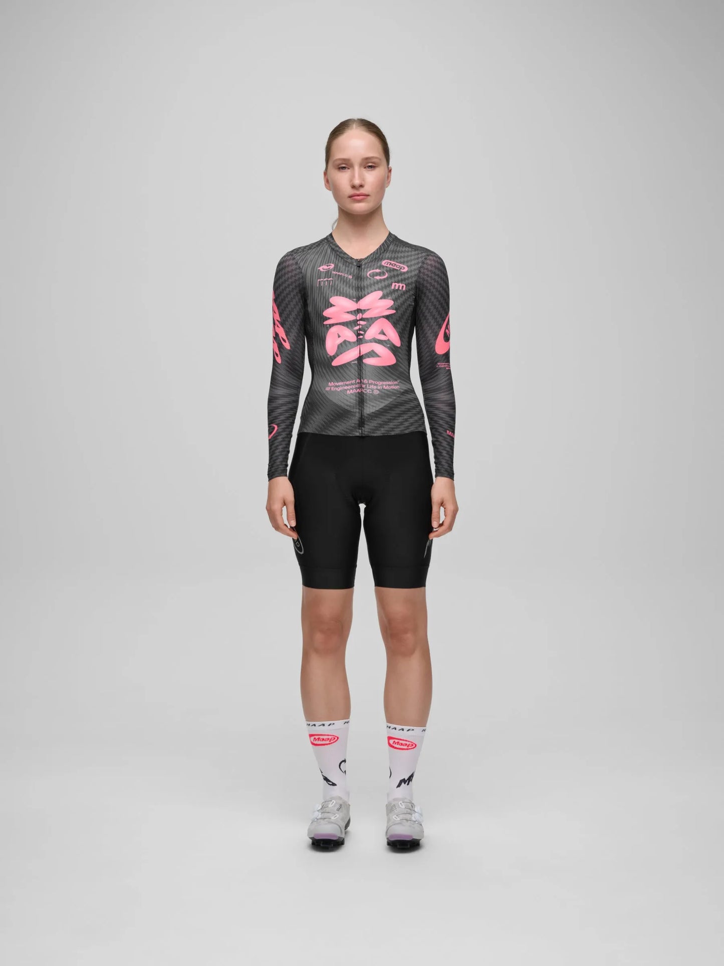 MAAP Women's Spectrum Team Bib Evo Cargo - Black/hologram
