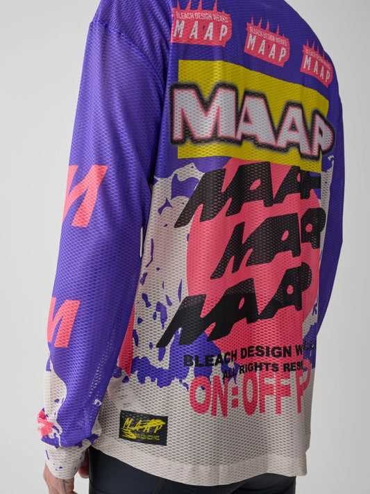 MAAP X BLEACH Mesh LS Tee - Purple Mix