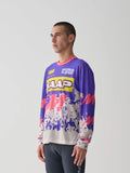 MAAP X BLEACH Mesh LS Tee - Purple Mix