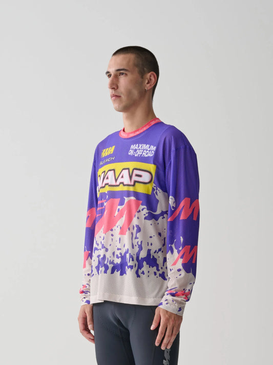 MAAP X BLEACH Mesh LS Tee - Purple Mix
