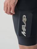 MAAP X BLEACH Team Bib Evo Cargo Shorts - Black/Chrome