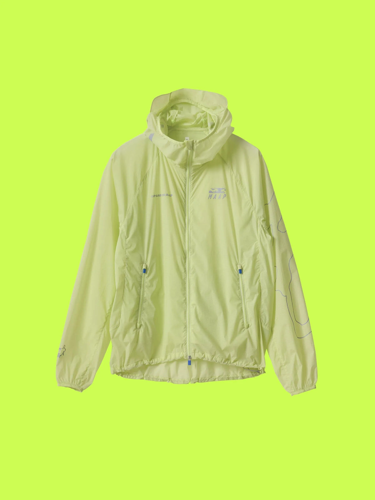MAAP X P.A.M. WIND JACKET - GLOW LIME