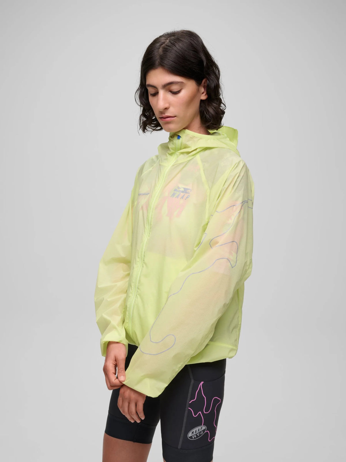 MAAP X P.A.M. WIND JACKET - GLOW LIME