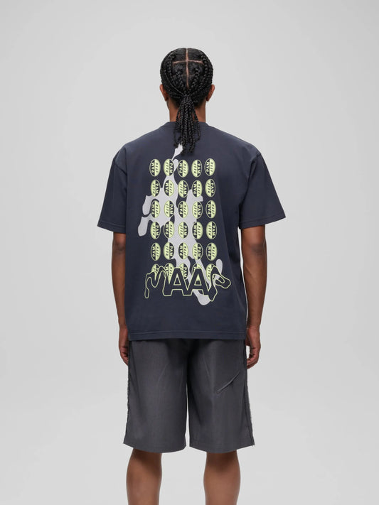 MAAP x PAM Casual Tee - Black/Glow Lime