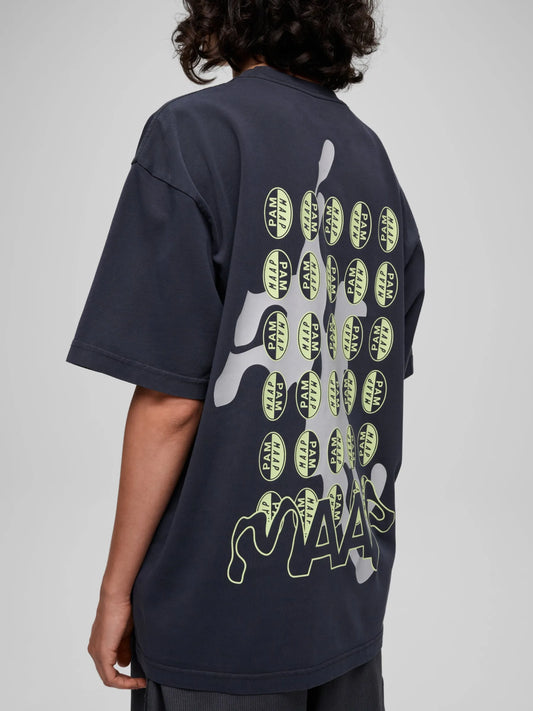 MAAP x PAM Casual Tee - Black/Glow Lime