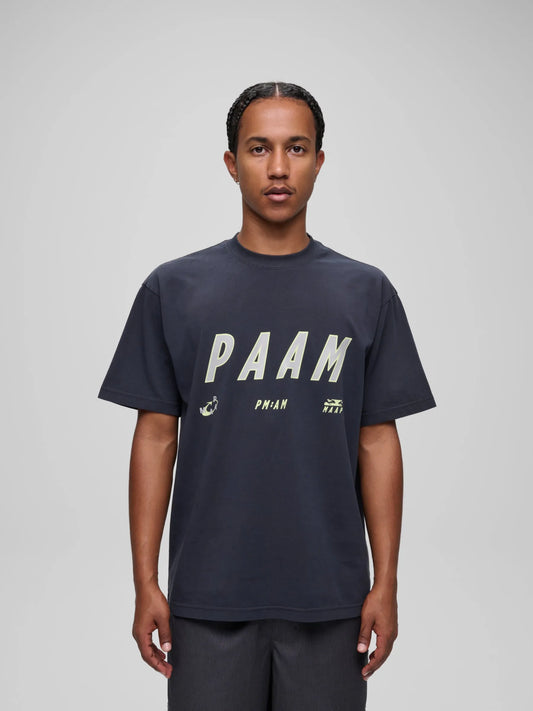MAAP x PAM Casual Tee - Black/Glow Lime