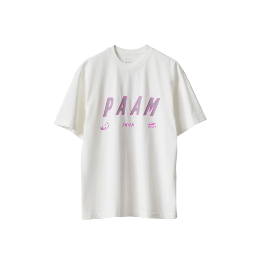 MAAP x PAM Casual Tee - White/Violet Cosmos