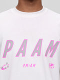 MAAP x PAM Casual Tee - White/Violet Cosmos