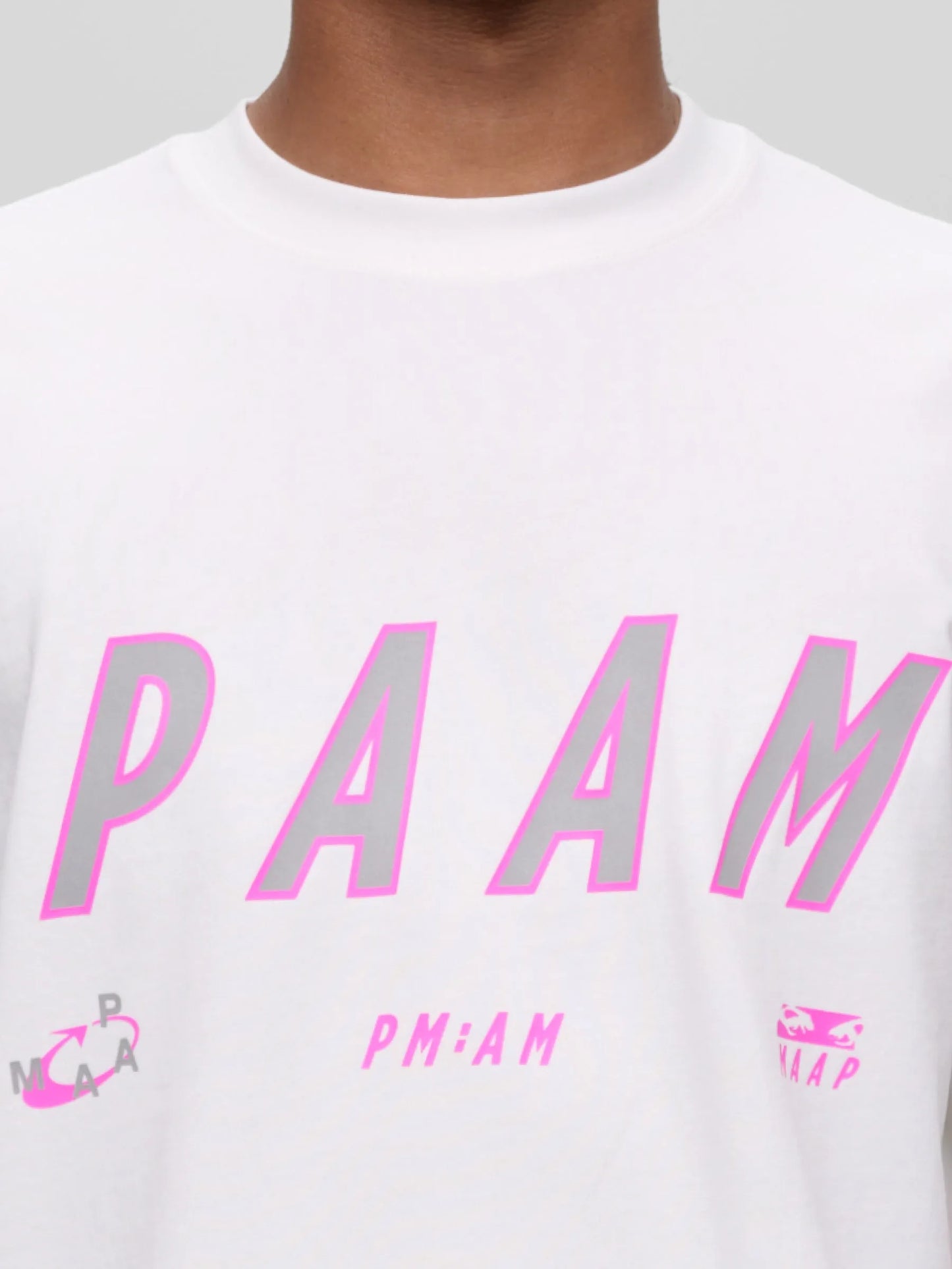 MAAP x PAM Casual Tee - White/Violet Cosmos