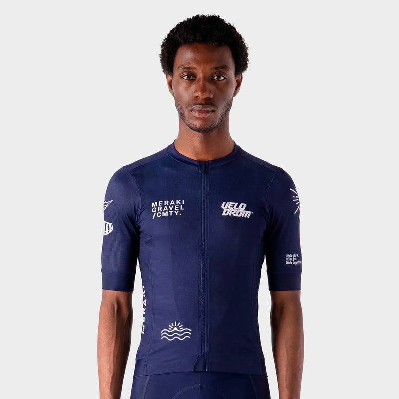 VELODROM RaceDay x Meraki Colab Limited Edition Cycling Jersey - Navy