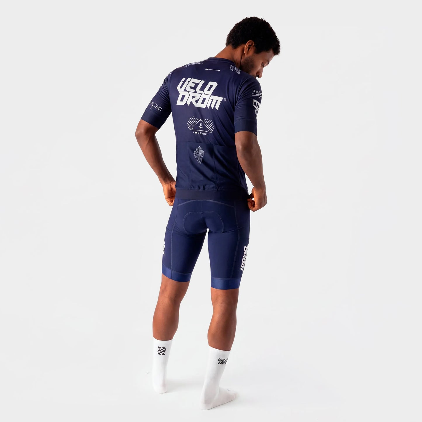 VELODROM RaceDay x Meraki Colab Limited Edition Cycling Jersey - Navy