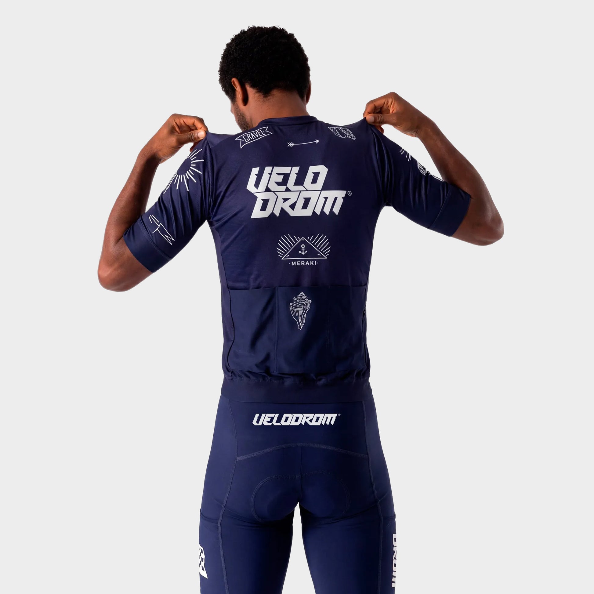 VELODROM RaceDay x Meraki Colab Limited Edition Cycling Jersey - Navy