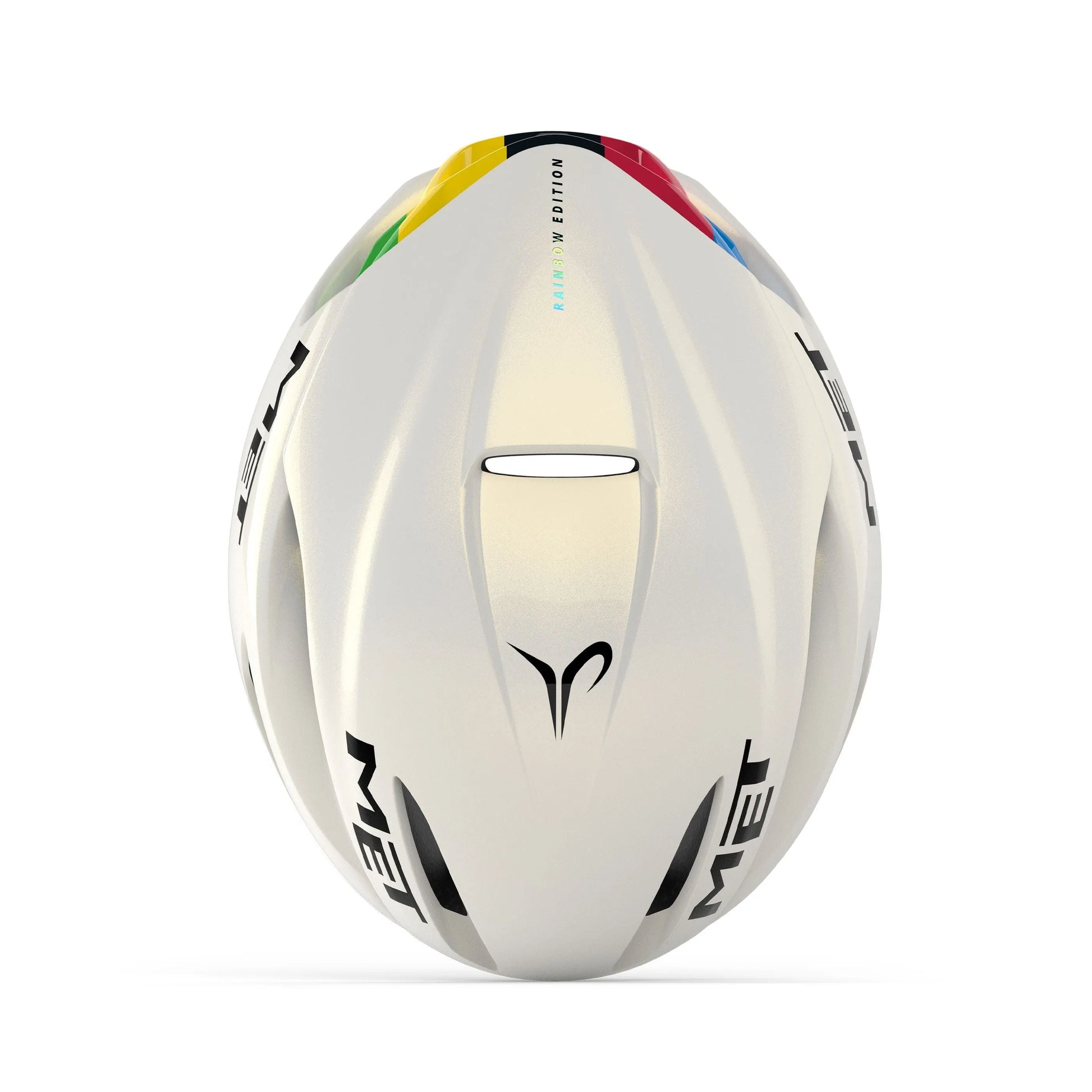 MET Cycling Helmet Manta MIPS Pogui Edition - Rainbow White
