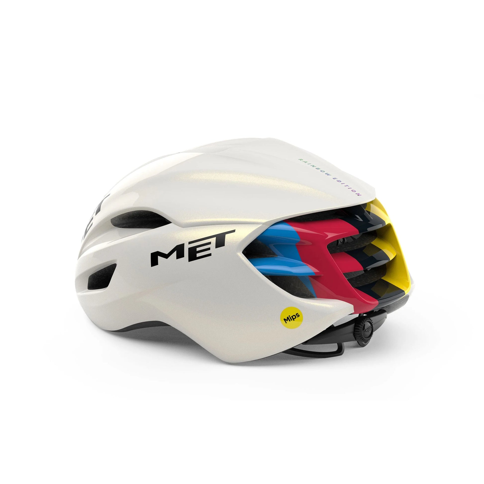 MET Cycling Helmet Manta MIPS Pogui Edition - Rainbow White