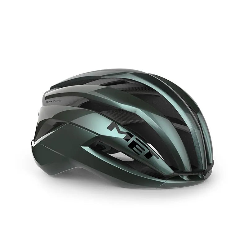 MET TRENTA 3K Mips Air Cycling Helmet - Green Blue Carbon