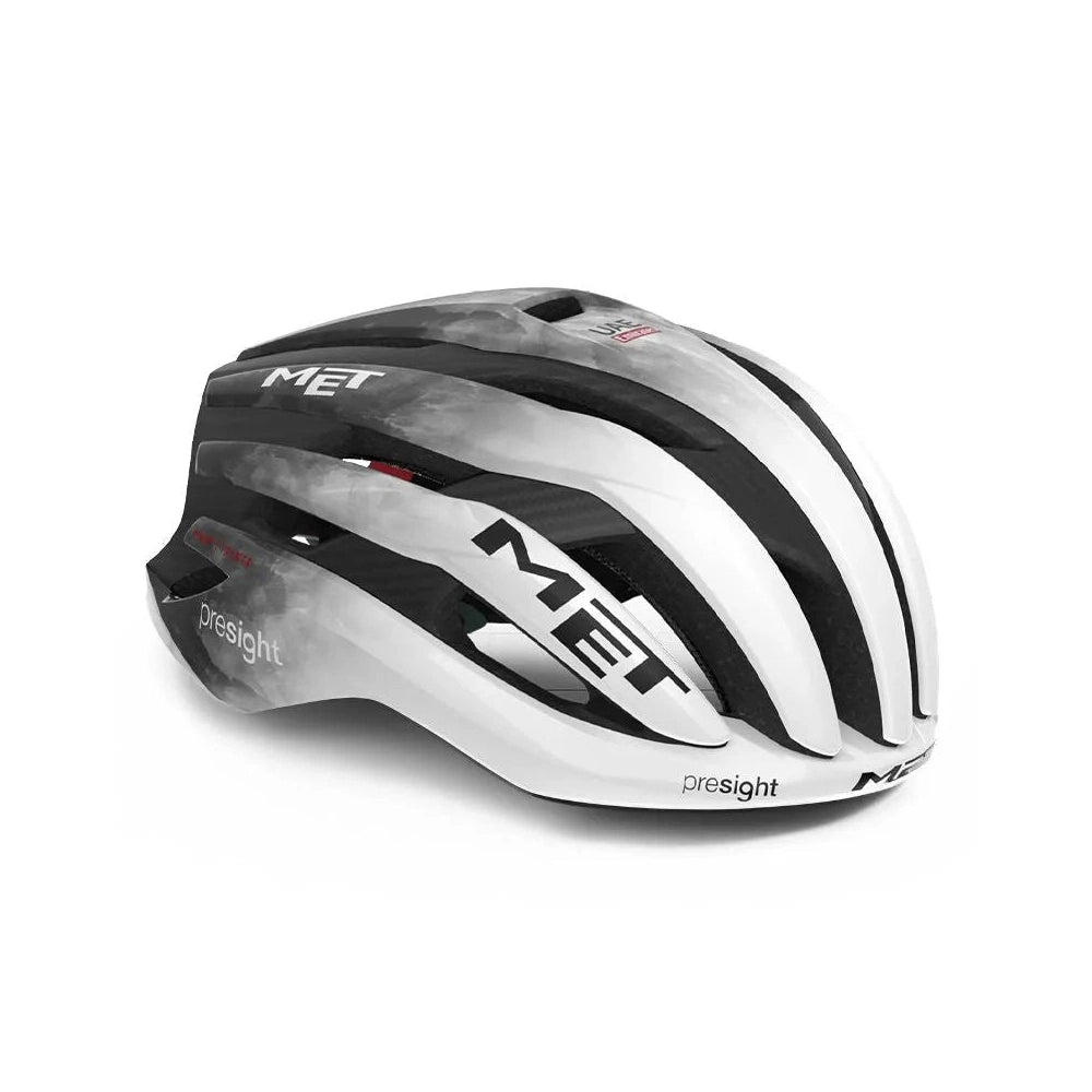 MET Trenta 3K Carbon MIPS Cycling Helmet - Emirates Edition 2025 White/Black