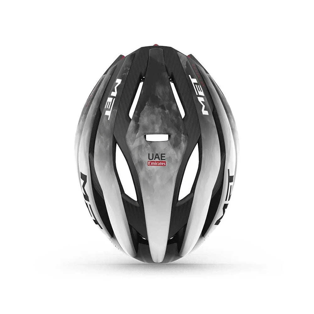 MET Trenta 3K Carbon MIPS Cycling Helmet - Emirates Edition 2025 White/Black