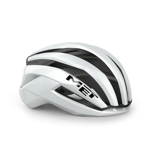 MET Trenta 3K Carbon MIPS Cycling Helmet MY26 - Silver/White