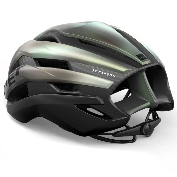 MET Trenta 3K Carbon MIPS Cycling Helmet - Motion Blur Matt