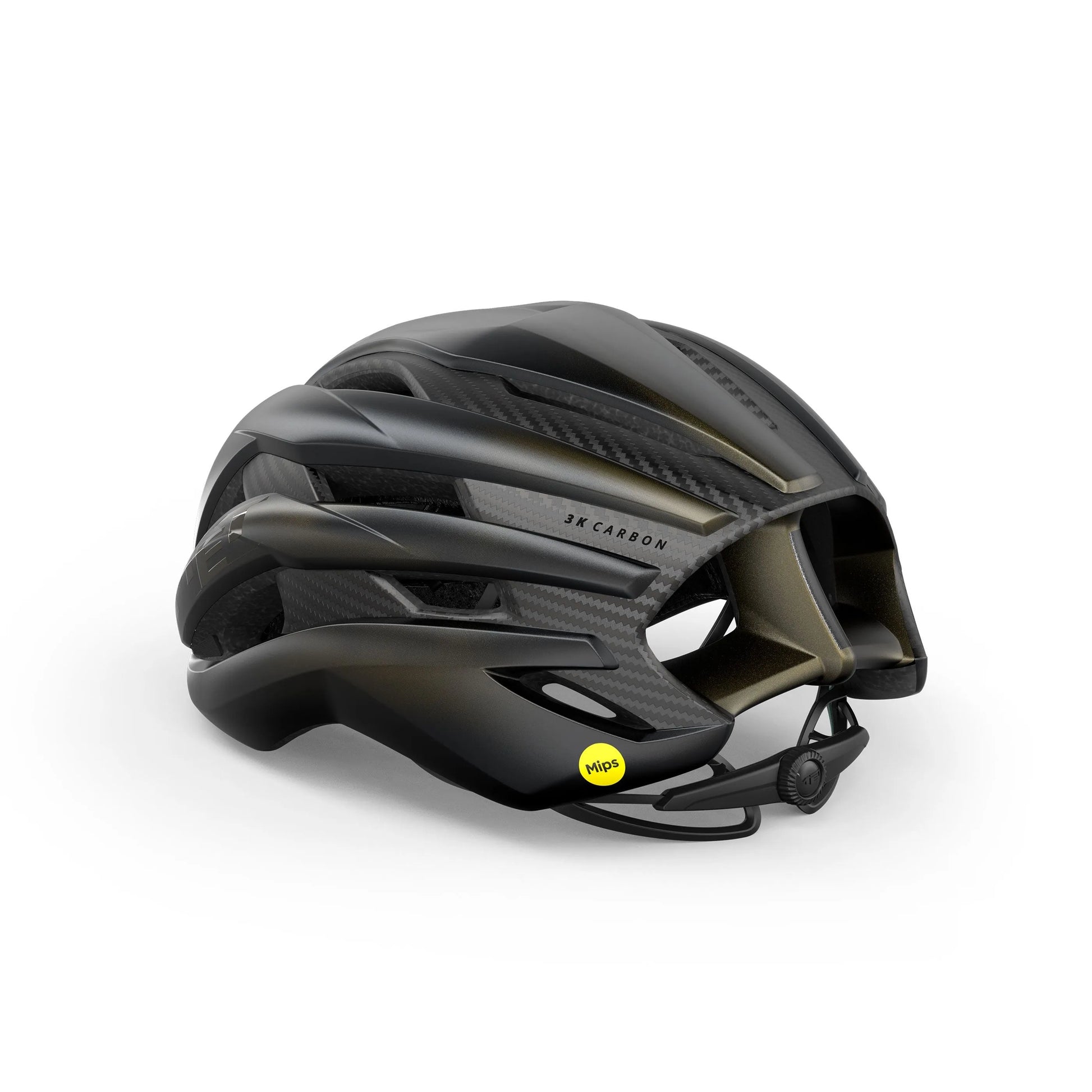 fahrradhelm schwarz gold MET Trenta 3K Carbon MIPS Fahrradhelm