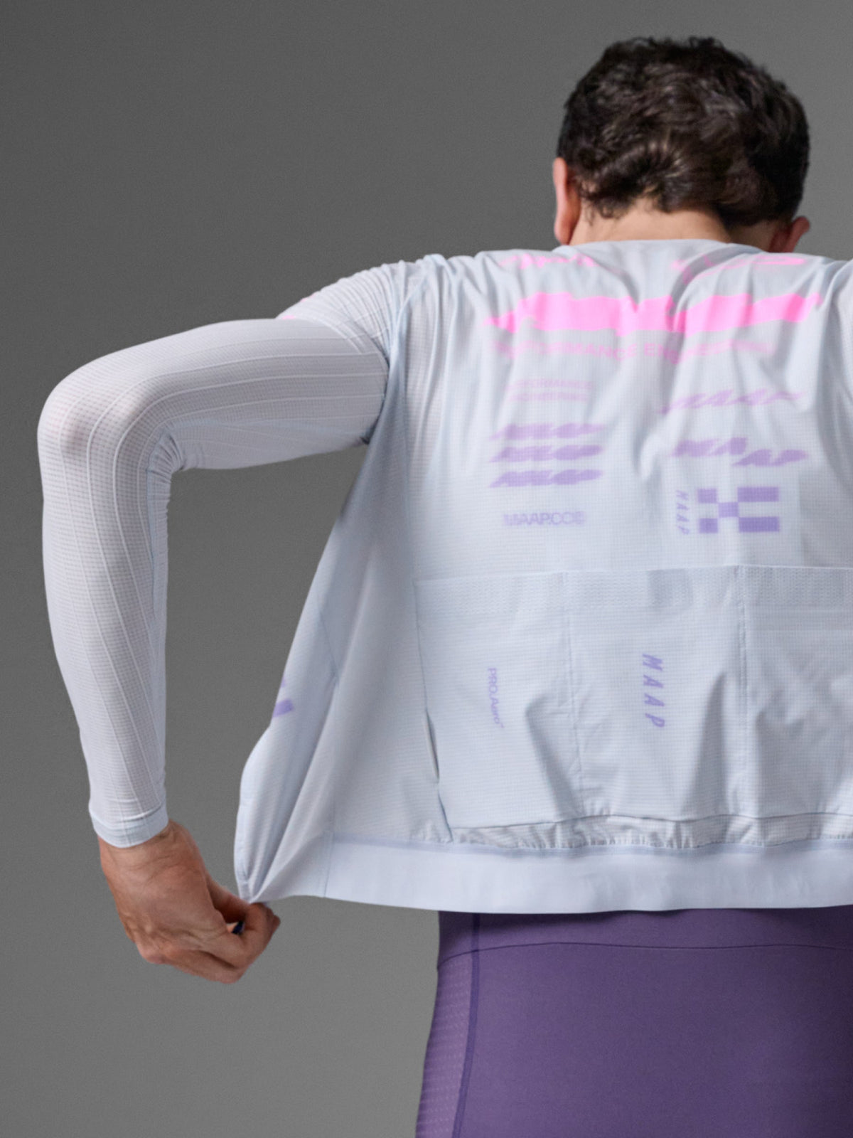 MAAP PRO AERO Fietsshirt lange mouwen - LUNAR GREY